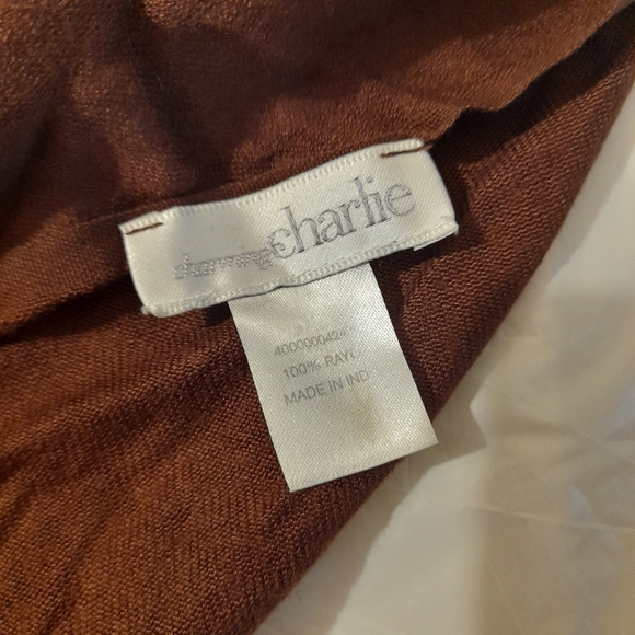● Charming Charlie | Scarf in Brown - Picture 2 of 7
